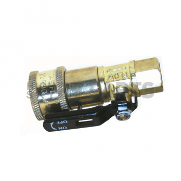 JR Products Gas Flo Shut Off Valve - 1/4 inch FPT x Female Quick Disconnect-6