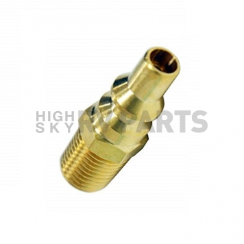 Camco Propane Hose Connector - 1/4 inch Male NPT x Male Quick Connect Brass-4