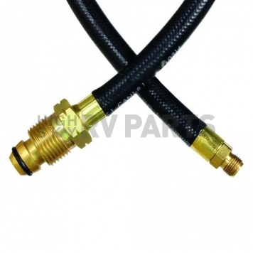 JR Products Propane Pigtail Hose POL End x 1/4 inch Inverted Flare - 24 inch - 07-30635 -6