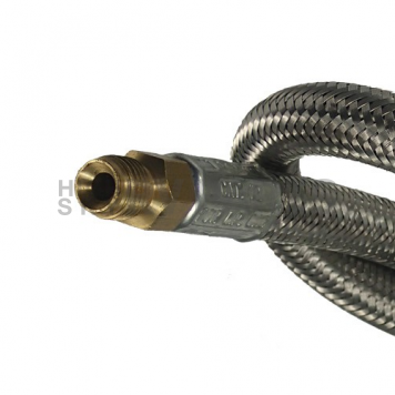 Marshall Excelsior Propane Hose Type 1 Connection x 1/4 inch Male Inverted Flare - 24 inch - MER425SS-24P -8