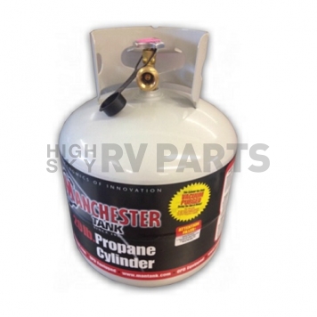 Manchester DOT Portable Propane Tank - 20 Pounds Capacity Without Gauge White-4
