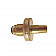 Marshall Excelsior Propane Adapter - Brass Male Prest-O-Lite (POL)  Male Threads - ME1653AR