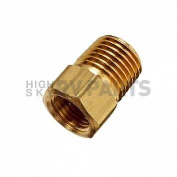 Marshall Excelsior Propane Adapter - Brass Female Inverted Flare  Male Threads - ME2132-3