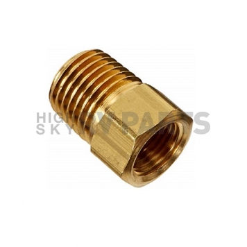 Marshall Excelsior Propane Adapter - Brass Female Inverted Flare  Male Threads - ME2132-1