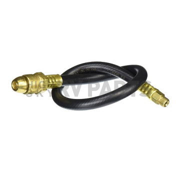 Marshall Excelsior Propane Hose Male POL 7/8 inch Nut x 1/4 inch Inverted Flare - 30 inch - MER401-30-3