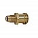 Marshall Excelsior Propane Adapter - Brass Male Prest-O-Lite (POL)  Male Prest-O-Lite (POL) - ME398P