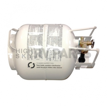 Manchester DOT Portable Tank - 20 Pounds Capacity with Gauge White-5