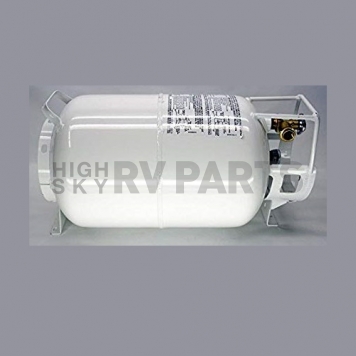 Manchester DOT Portable Tank - 20 Pounds Capacity with Gauge White-7