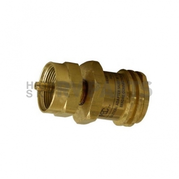 Marshall Excelsior Propane Adapter - Brass Female Threads  Female Prest-O-Lite (POL) - ME480P-2