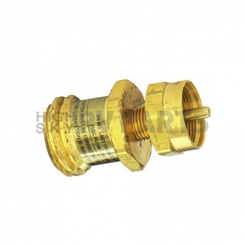 Marshall Excelsior Propane Adapter - Brass Female Threads  Female Prest-O-Lite (POL) - ME480P-6