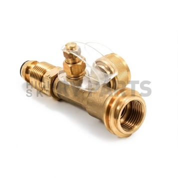 Camco Propane Supply Splitter Fitting Adapter - Brass 4 Ports - 59123-5