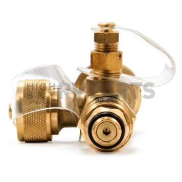 Camco Propane Supply Splitter Fitting Adapter - Brass 4 Ports - 59113-4