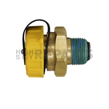 Marshall Excelsior Propane Tank Valve 1-3/4 inch ACME x 3/4 inch MNPT with Cap - Brass-6