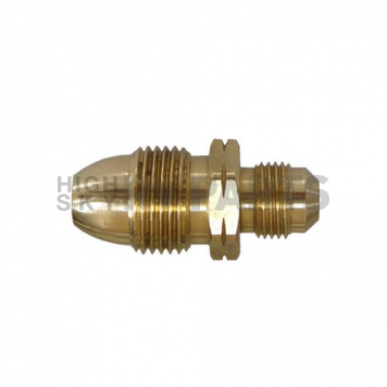 Marshall Excelsior Propane Adapter - Brass Male Prest-O-Lite (POL)  Male Inverted Flare - ME353-6