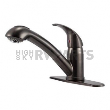 Dura Faucet RV Kitchen Faucet Pull-Out Spout, Venetian Bronze-1