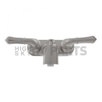 Dura Faucet Classical Series 2 Lever Handle Silver Plastic for Lavatory DF-SA110C-SN-3