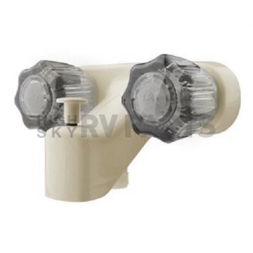 Dura Faucet 2 Handle Bisque Parchment Plastic for Lavatory DF-SA110S-BQ-3