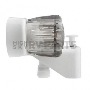 Dura Faucet 2 Handle White Plastic for Lavatory DF-SA110S-WT-5