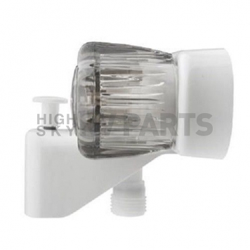Dura Faucet 2 Handle White Plastic for Lavatory DF-SA110S-WT-6