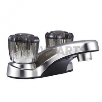 Dura Faucet 2 Handle Silver Plastic for Lavatory DF-PL700S-SN-6