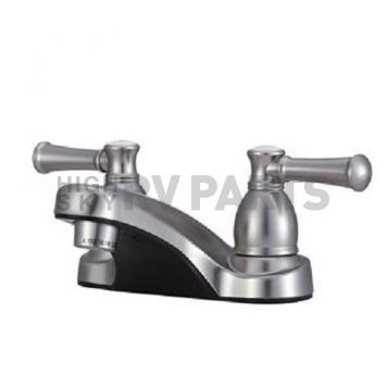 Dura Faucet Designer Series 2 Lever Handle Silver Plastic for Lavatory DF-PL700L-SN-7