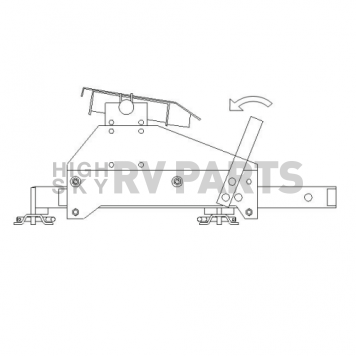 Demco RV Fifth Wheel Hitch Ultra Slide Upgrade Kit Premier Series 6055-4