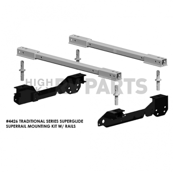 PullRite Traditional Series SuperRail 20K Mounting Kit 4426 for 1999 - 2016 Ford-1
