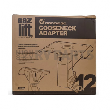 Eaz Lift Good 2 Go Gooseneck Adapter, 12 inch Height - 30000 Pounds 48500 -3
