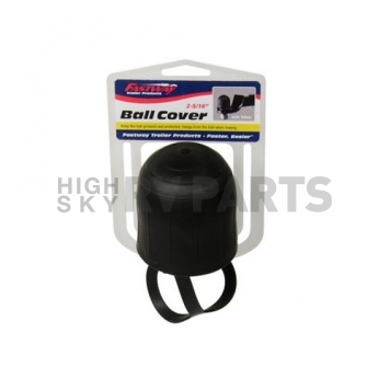 Fastway Trailer Hitch Ball Cover 2-5/16 inch Ball Black With Tether-3