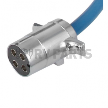 Blue Ox RV Trailer Wiring Connector Extension 4-Way Round - 7' Length - BX8861-5