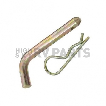 RV Designer Trailer Hitch Bent Pin 1/2 inch Diameter With Pin Clip H416 -3