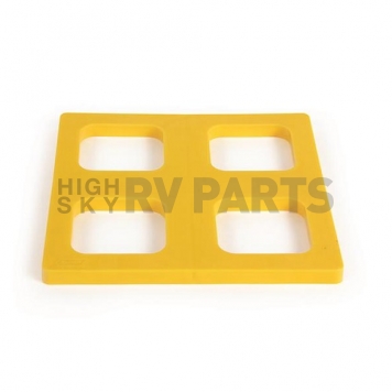 Camco Leveling Block Plastic Yellow - Large Stack - Set of 4 - 44500 -1