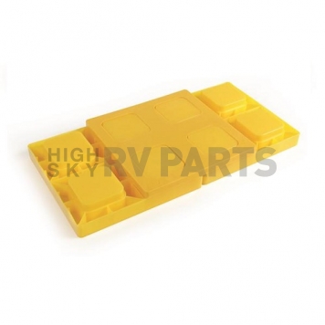 Camco Leveling Block Plastic Yellow - Large Stack - Set of 4 - 44500 -2