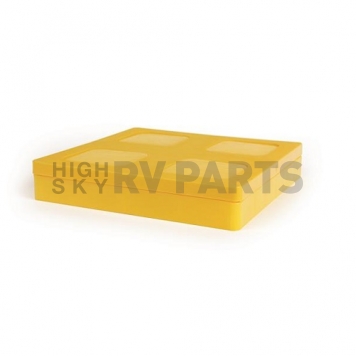 Camco Leveling Block Plastic Yellow - Large Stack - Set of 4 - 44500 -3