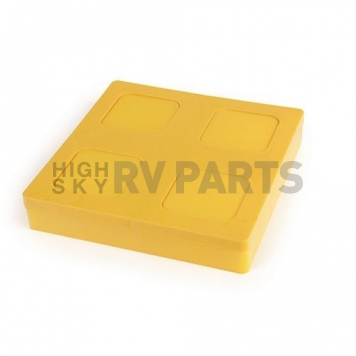 Camco Leveling Block Plastic Yellow - Large Stack - Set of 4 - 44500 -4