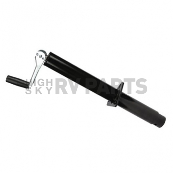 Ultra-Fab Manual A-Frame Round Topwind Tongue Jack 2000 LB 2-1/4'' Tube - Black 49-954033 -5