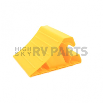 Camco Super Wheel Chock Yellow Hard Plastic - Single 44492 -2