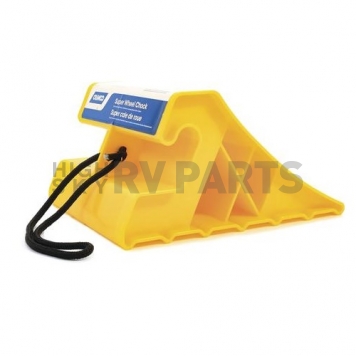 Camco Super Wheel Chock Yellow Hard Plastic - Single 44492 -3