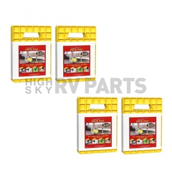AP Products Super Dolly RV Jack Pad - Set Of 4 - 007-47257 -5