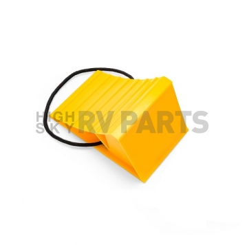 Camco Wheel Chock Yellow Hard Plastic - Single 44432 -9