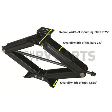 Ultra-Fab 30 inch Leveling Scissor Jack - 6500 LB 48-979032-3