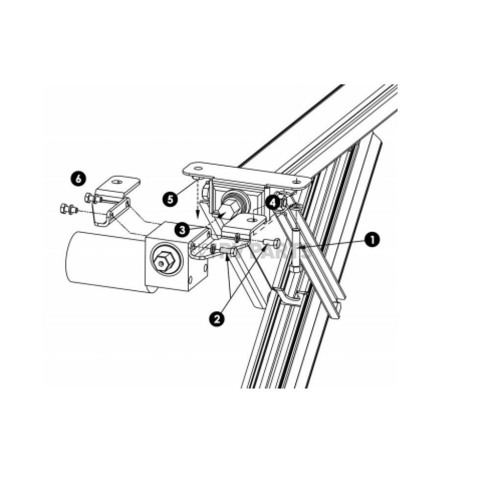 Lippert Components High-Speed Power Stabilizer Jack - No Switch