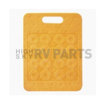Level-Trek Jack Pad - 14 inch x 10 inch Yellow Plasic - Pack of 2 - LT-80050-2