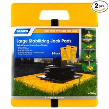 Camco Trailer Stabilizer Jack Stand Pad - Set Of 2 44541 -6