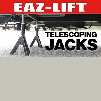 Eaz Lift Trailer Telescopic Stabilizer Jack Stand 6000 LB - Set of 2 - 48860-7