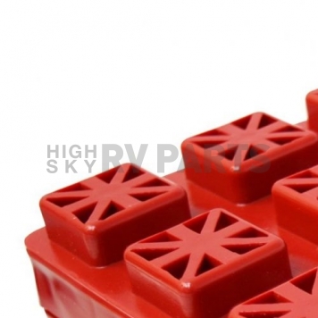 Valterra Stackers Leveling Block Red Plastic - Set of 4 A10-0916 -2