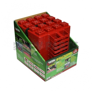 Valterra Stackers Leveling Blocks Red Plastic - Set of 10 - A10-0918 -2