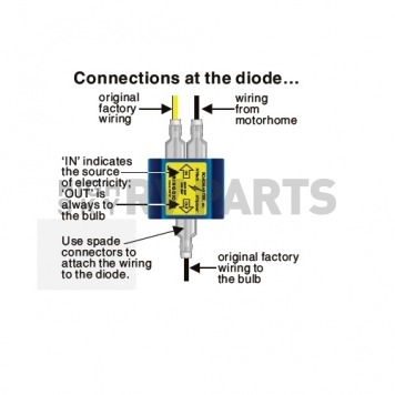 Roadmaster Hy-Power Wiring Diode 80 Amp Single - 790-1