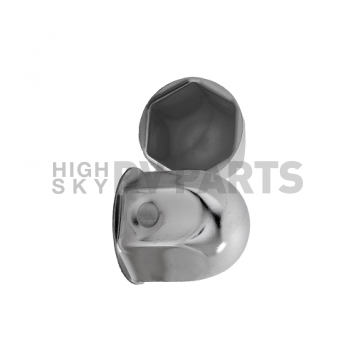Dicor Wheel Simulator Lug Nut Cover Stainless Steel 1-1/16 inch Single-4