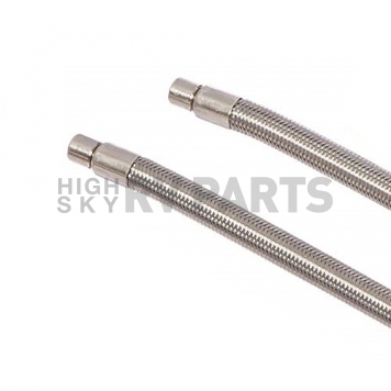 Pacific Dualies Spare Tire Inflation Kit 7 inch Long Stainless Steel Valve Stem Extender-8